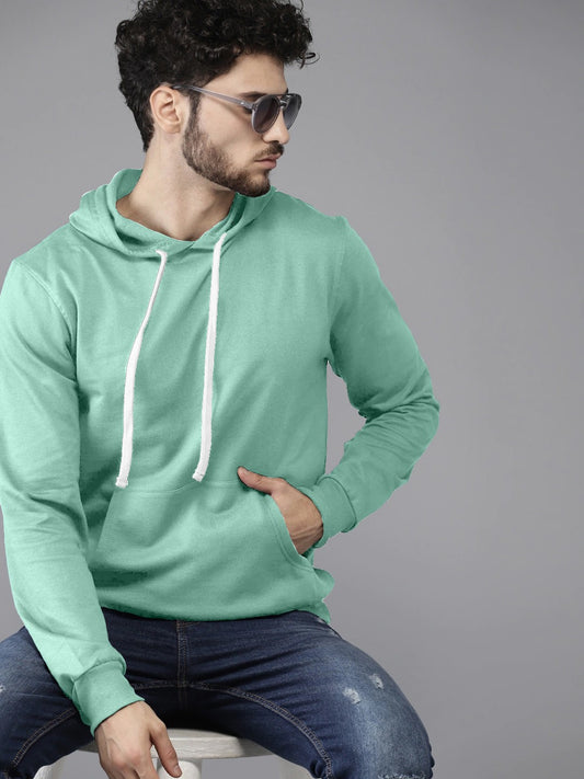 Light Cyan Colour High Quality Premium Hoodie For Men Dropshipera