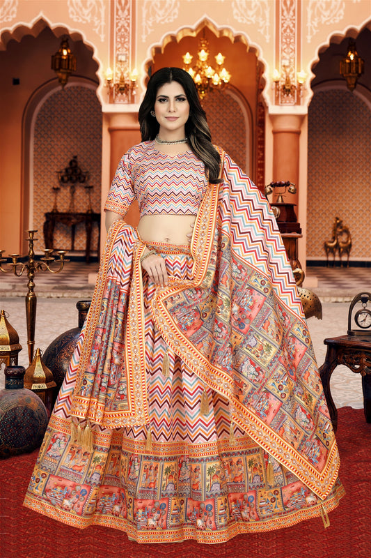 Designer Attractive Fancy Lehenga Choli With Dupatta For Women Dropshipera